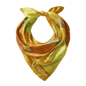 ipekevi - Sunflowers Satin Silk Pocket Square (1)