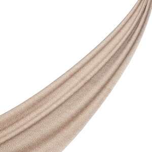 ipekevi - وشاح صوف رجالي لون بني فاتح