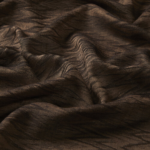 ايشارب صوف وحرير زكزاك لون بيج