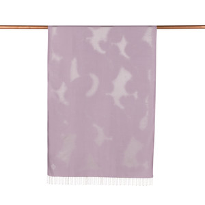ipekevi - Syringa Purple Spray Paint Print Silk Scarf (1)