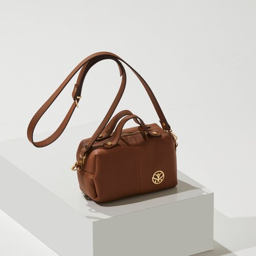 حقيبة كروس لون عسلي