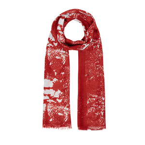 Terracotta Lava Print Scarf - Thumbnail