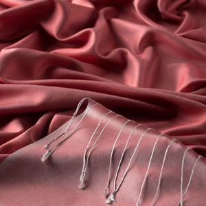 ipekevi - Terracotta Reversible Silk Scarf (1)