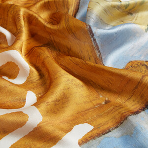 The Bedroom Satin Silk Scarf - Thumbnail