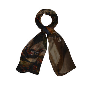 The Carpet Merchant Satin Silk Scarf - Thumbnail