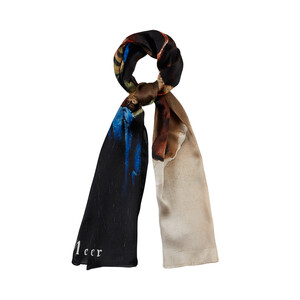 The Milkmaid Satin Silk Scarf - Thumbnail