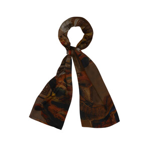 The Reception Satin Silk Scarf - Thumbnail