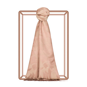 Thyme Nev Garden Jacquard Silk Scarf - Thumbnail