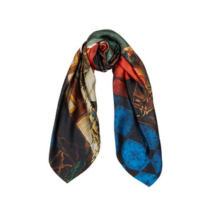 ipekevi - Tortoise Trainer Satin Silk Scarf (1)