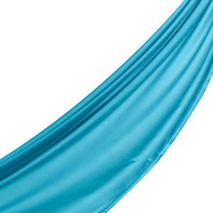 Turquoise Pyramid Modal Silk Scarf - Thumbnail