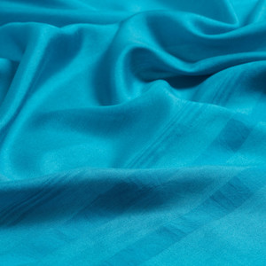 Turquoise Pyramid Modal Silk Scarf - Thumbnail