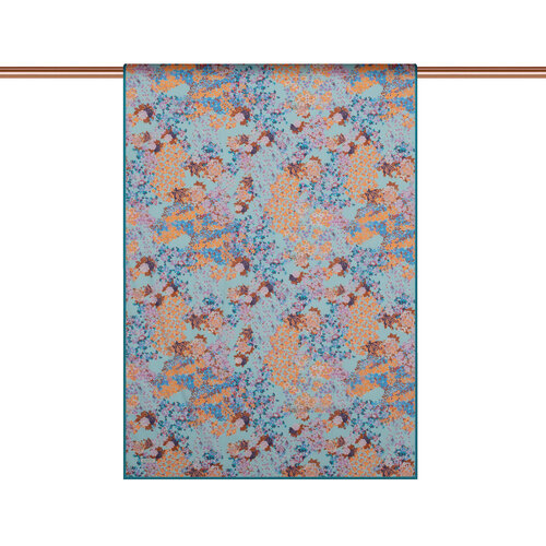 Turquoise Rich Rose Cotton Scarf
