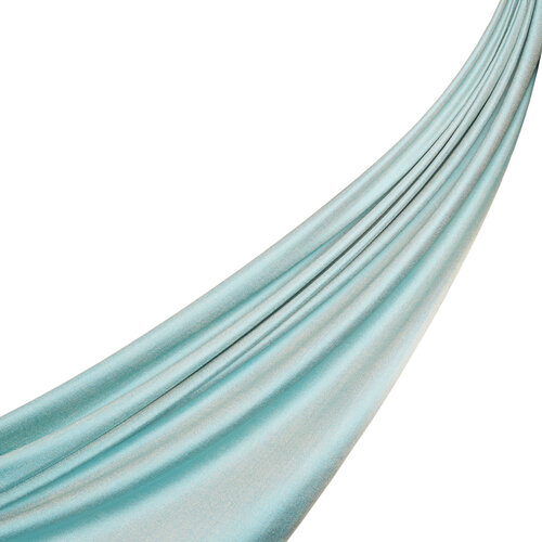 Turquoise Silk Neck Scarf