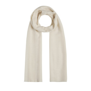 ipekevi - Vanilla Plain Cotton Silk Scarf (1)