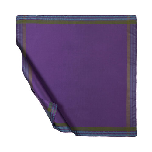 Violet Frame Silk Scarf