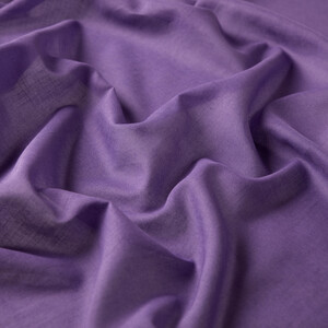 ipekevi - Violet Plain Cotton Scarf (1)