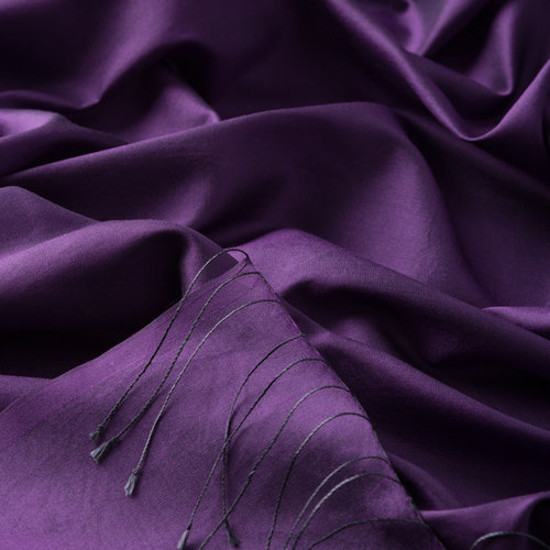 Violet Plain Silk Scarf