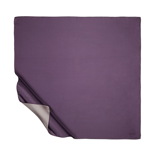 Violet Plain Silk Twill Scarf