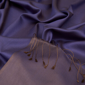 Violet Reversible Silk Scarf - Thumbnail