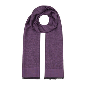 ipekevi - Violet Saadabad Garden Print Scarf (1)