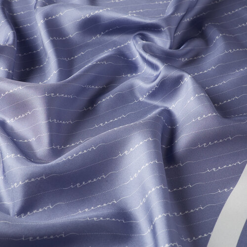 Violet Signature Silk Twill Scarf