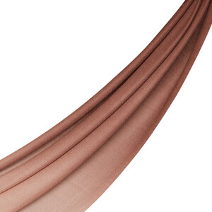 ipekevi - شال صوف وحرير متدرج لون بيج