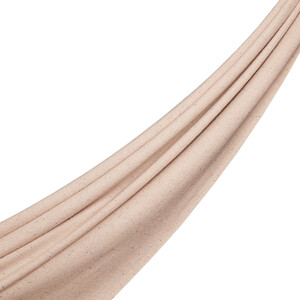 ipekevi - شال كتف كشمير حرير صوف لون بيج