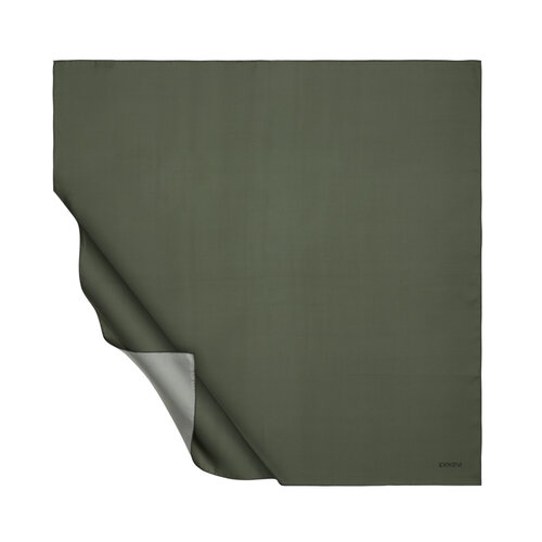 Walnut Green Plain Silk Twill Scarf