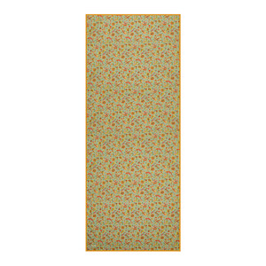 Water Green Eastern Garden Cotton Scarf - Thumbnail