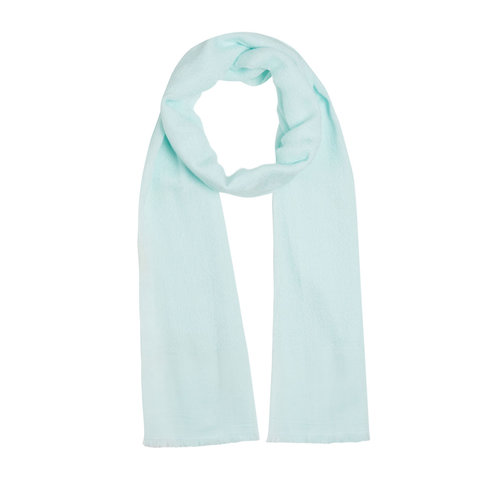 Water Green Maze Print Cotton Scarf