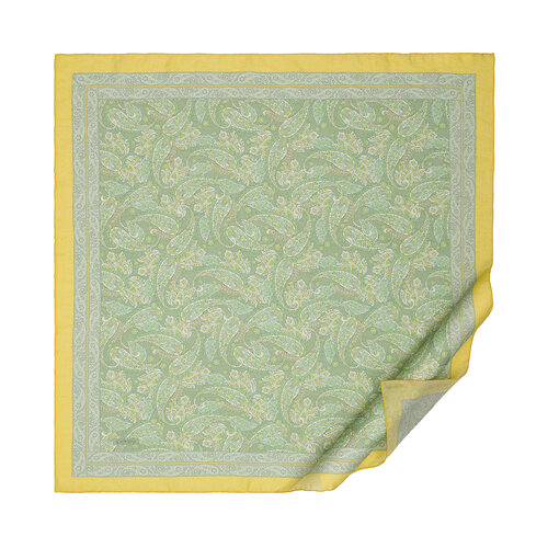 Water Green Mezopotamya Model 03 Print Tencel Scarf