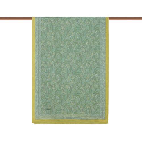 Water Green Mezopotamya Print Tencel Scarf