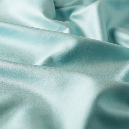 Water Green Reversible Silk Neck Scarf