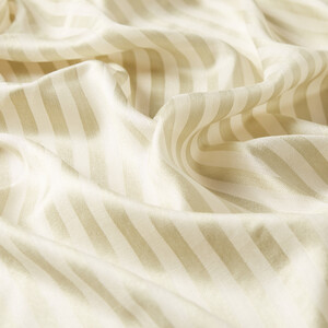 Water Green Striped Silk Scarf Shawl - Thumbnail