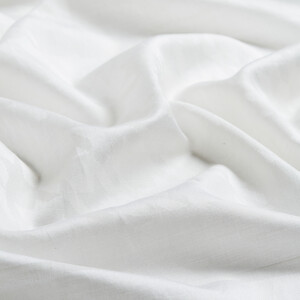 White Houndstooth Cotton Silk Scarf - Thumbnail