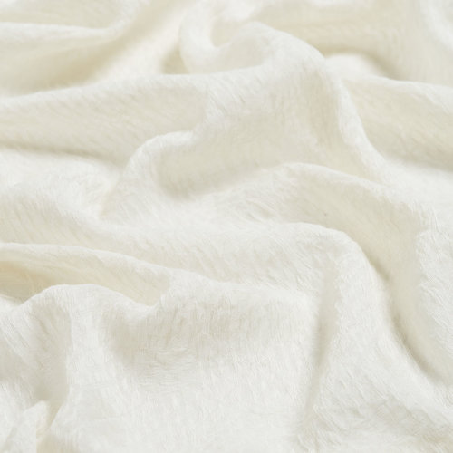 White Maze Print Cotton Scarf