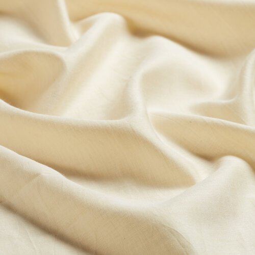 White Reversible Cotton Silk Scarf