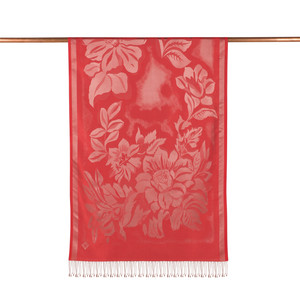 ipekevi - Wild Rose Nev Garden Jacquard Silk Scarf (1)