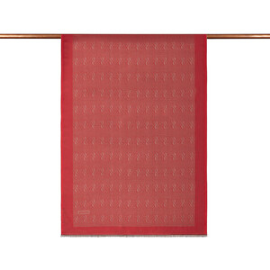 Wild Strawberry IE Monogram Cotton Silk Scarf - Thumbnail