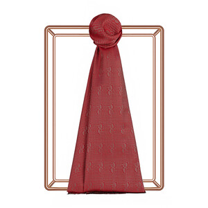 Wild Strawberry IE Monogram Cotton Silk Scarf - Thumbnail