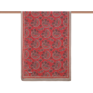 Wild Strawberry Mezopotamya Print Tencel Scarf - Thumbnail