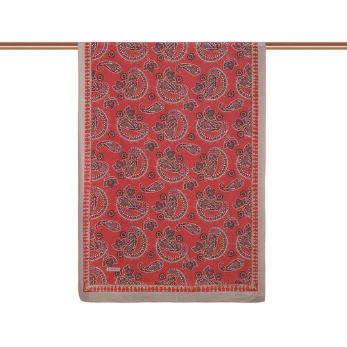 Wild Strawberry Mezopotamya Print Tencel Scarf