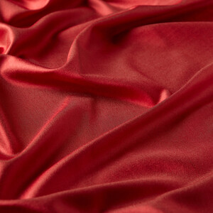 Wild Strawberry Red Reversible Silk Neck Scarf - Thumbnail