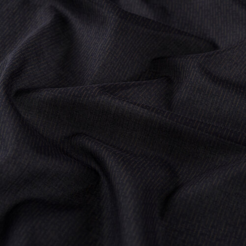 Yağ Yeşili Çizgili Pamuk Eşarp