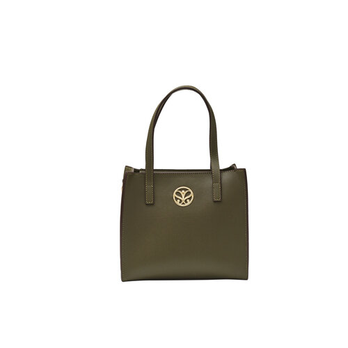 Yeşil Askılı Mini Tote Çanta