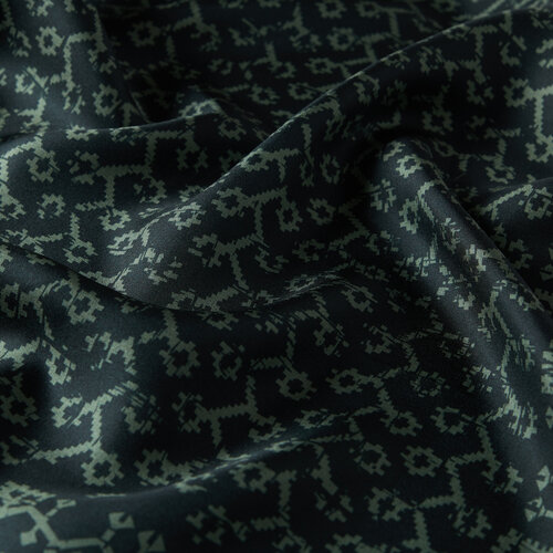 منديل حرير ساتان شجرة الحياة لون أخضر موديل 01