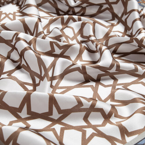 ايشارب حرير ساتان بورصة الضريح الأخضر فضي موديل 05