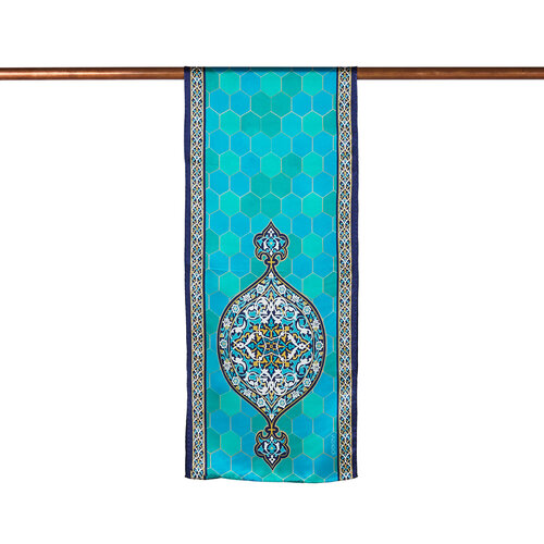 وشاح رقبة حرير ساتان بورصة الضريح الأخضر موديل 01