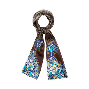 ipekevi - وشاح رقبة حرير ساتان بورصة الضريح الأخضر موديل 04