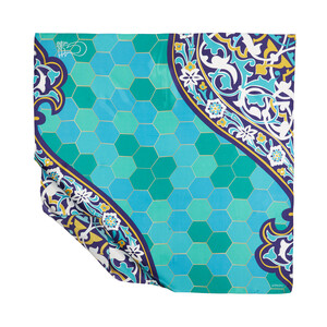 ipekevi - Yeşil Türbe Tivil İpek Eşarp Model 02